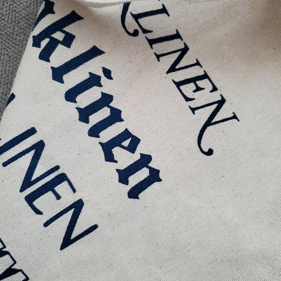 Brooklinen Cotton Canvas Vegan Shopping Shoulder Tote Bag - Picture 3 of 8